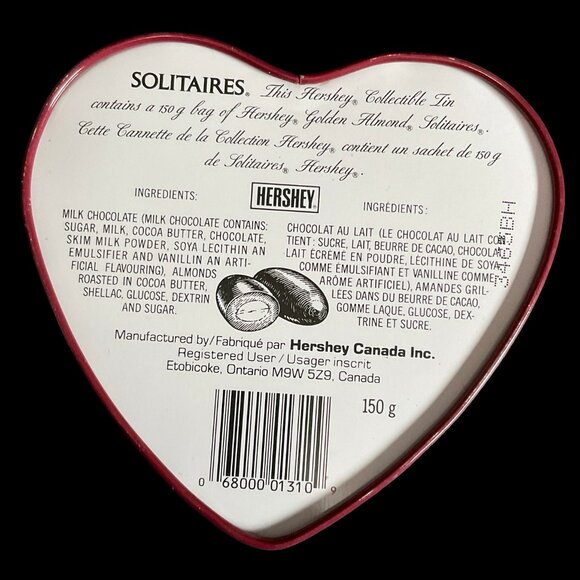 Hershey Heart Shaped Collector Tin - Picture 2 of 4
